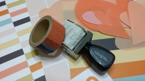 Rotary Stamp and Washi Tape